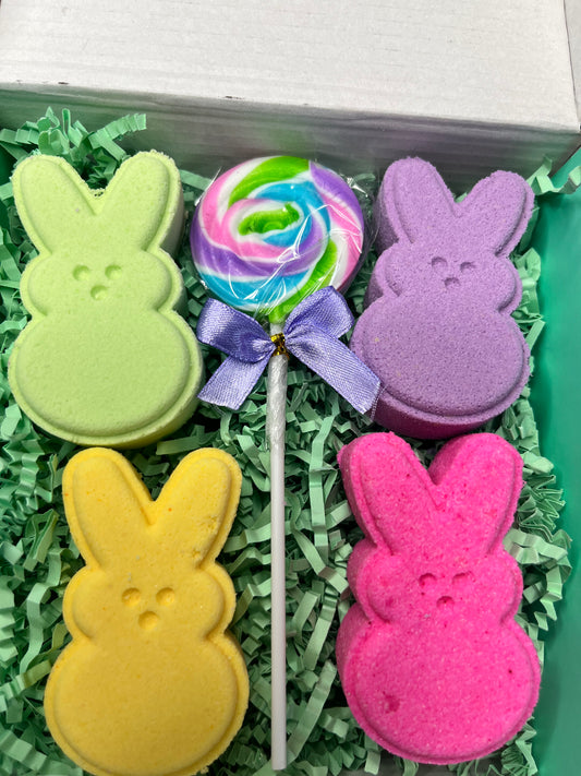 Peep bath bomb set